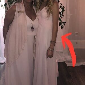 Azazie Pink Spaghetti Strap Dress